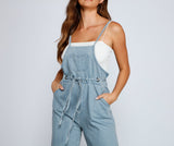 Girl Next Door Wide Leg Overalls