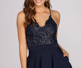 Graced In Lace Skater Dress