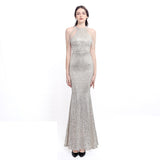 Harper formal sequin halterneck dress