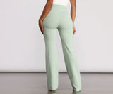 High Waist Wide Leg Dress Pants