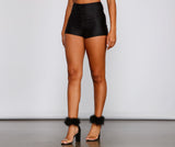 Iconic High Waist Nylon Shorts