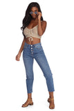 In The Loop Crotchet Crop Top