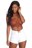 In The Loop Crotchet Crop Top