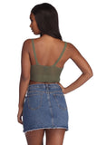 In The Loop Crotchet Crop Top