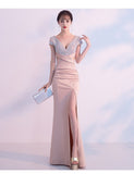 Isabella Formal High Slit Dress