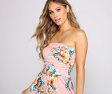 Island Dreams Floral Romper