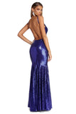 Janessa Open Back Sequin Dress