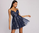 Jessie Glitter Tulle Party Dress