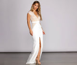 Jordana Lace Trim Gown