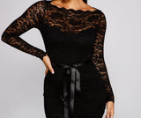 Keely Lace Sweetheart Midi Dress