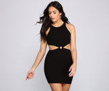 Keep It Trendy Cutout Mini Dress