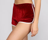 Keep It Trendy Velvet Shorts