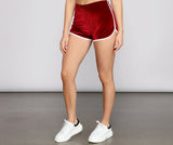 Keep It Trendy Velvet Shorts