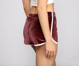 Keep It Trendy Velvet Shorts