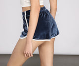 Keep It Trendy Velvet Shorts ACSSN