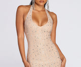 Kim Rise And Slay Halter Mini Dress