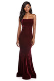 Kimberly Velvet Sweetheart Dress