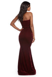 Kimberly Velvet Sweetheart Dress