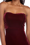 Kimberly Velvet Sweetheart Dress