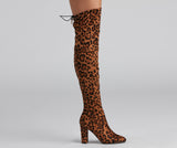 Leopard Love Over-The-Knee Boots