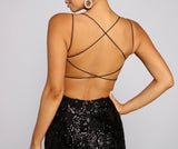 Lila Formal Open Back Sequin Mermaid Dress