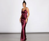 Londyn Formal Sleeveless Satin Dress