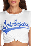 Los Angeles Cropped Knot Tee