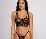 Love For Mesh Bra and Panty Set