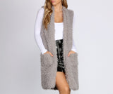 Love To Layer Long Faux Fur Vest