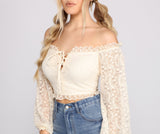 Lovin' Lace Crochet Crop Top