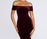 Lustrous Velvet Dress