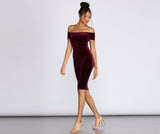 Lustrous Velvet Dress