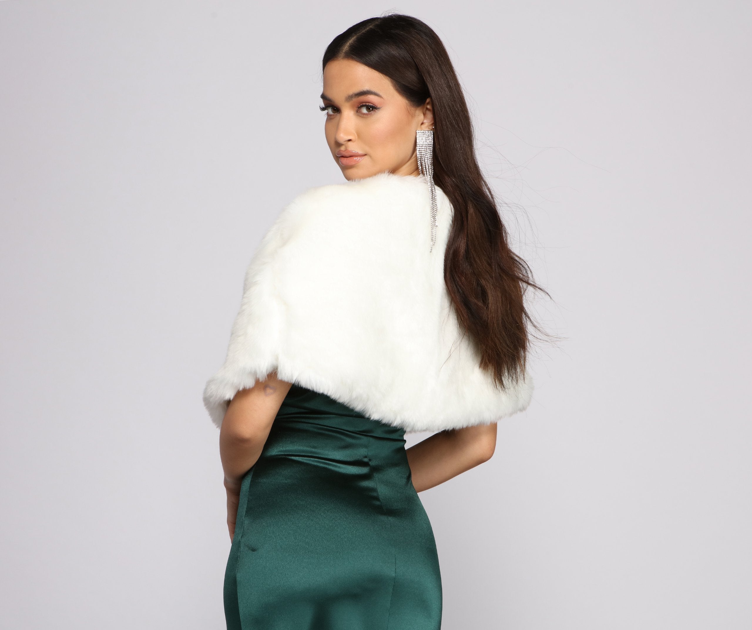 Luxe Life Faux Fur Shawl