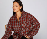 Mad About It Plaid Button Down Shirt