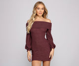 Major Crush Cozy Mini Dress