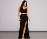 Mandy Formal Two Piece Lace Dress