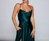 Marixa Formal Lace-Up A-Line Dress