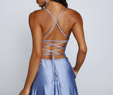 Marixa Formal Lace-Up A-Line Dress