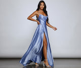 Marixa Formal Lace-Up A-Line Dress