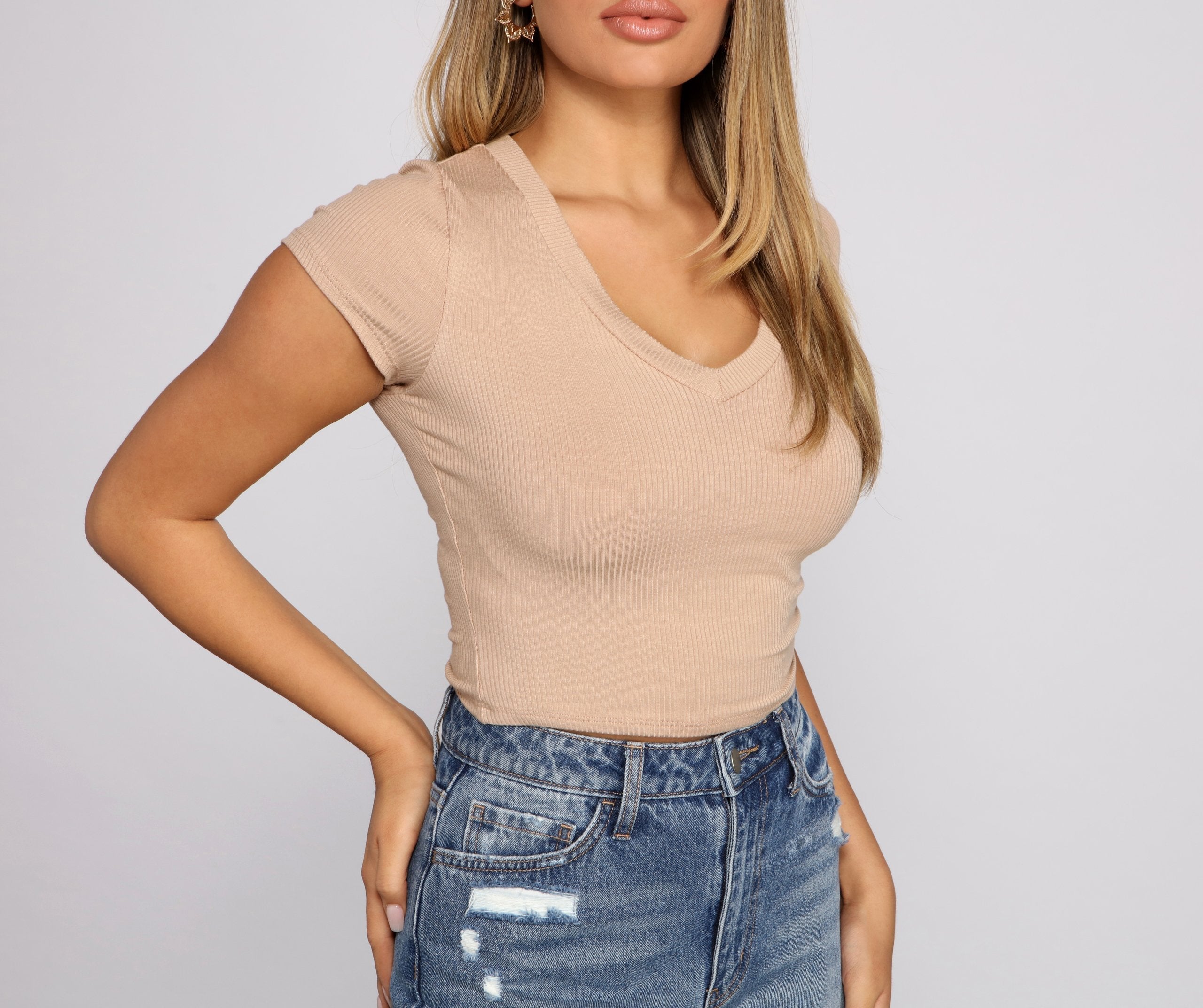 Must-Have Ribbed Knit Crop Top