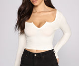 Must-Have Ribbed Knit Crop Top