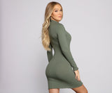 Must-Have Ribbed Knit Mini Dress