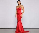 Nola Darling Satin Evening Gown