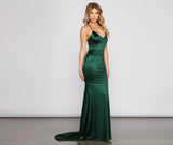 Nola Darling Satin Evening Gown