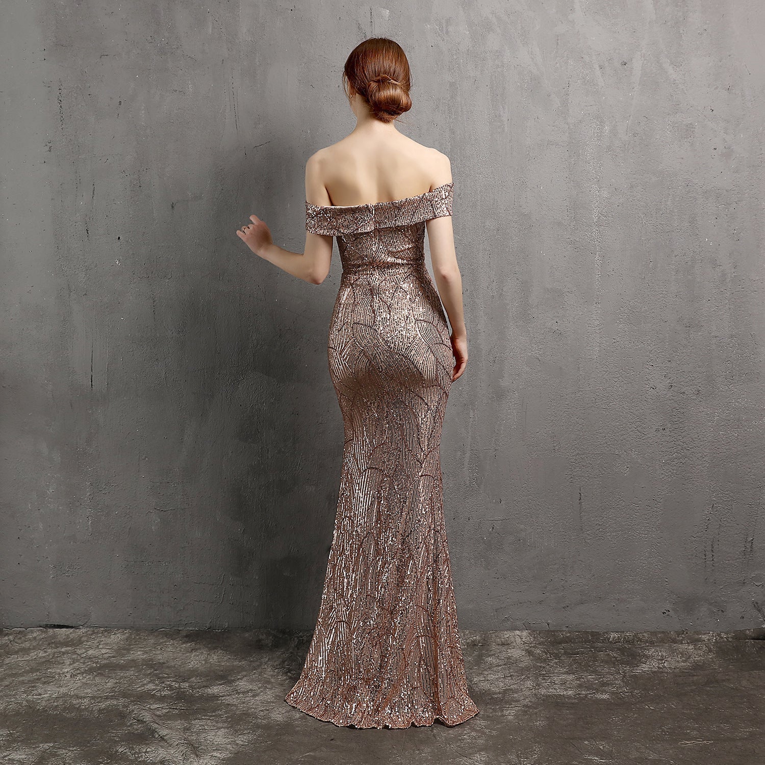 Olivia Formal Glitter Dress
