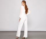 Perfectly Posh Tie Waist Jumpsuit