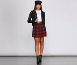 Preppy And Pleated Skirt