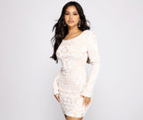 Rory Formal Sequin Mini Dress