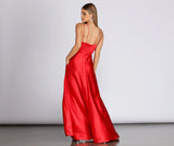 Ryder Satin A-Line Gown