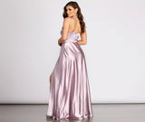 Ryder Satin A-Line Gown